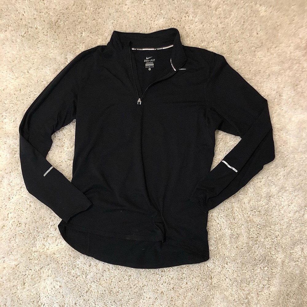 NIKE RUNNING 1/2 ZIP LONG SLEEVE - M